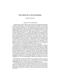 The Strength of Truth-Theories