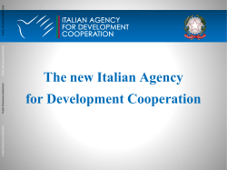 Italian Agency for Development Cooperation