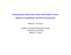 Measuring the Gains from Trade with Product Variety, Imperfect