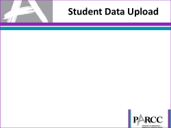Student Data Upload - Bloomfield School District
