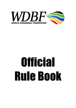 Rule Book - World Dodgeball Federation