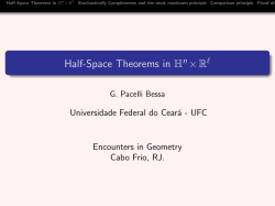 Half-Space Theorems in HnR