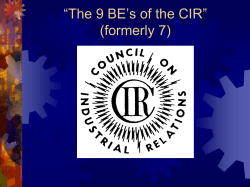 of CIR