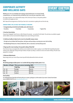 corporate activity and wellness days