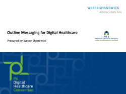 Outline Messaging for Digital Healthcare