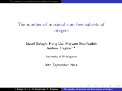 The number of maximal sum-free subsets of integers