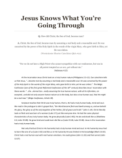 Jesus Knows What You`re Going Through