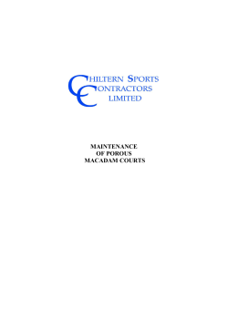 maintenance - Chiltern Sports Contractors