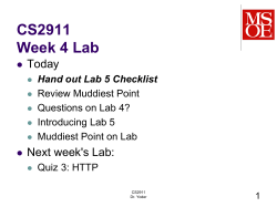 CS2911 Week 4 Lab