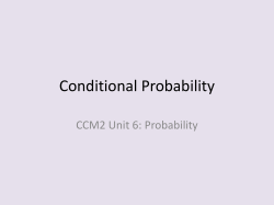 Conditional Probability