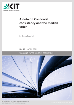 A note on Condorcet consistency and the median voter