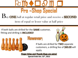 Buy ONE ball at regular retail price and receive a SECOND item of