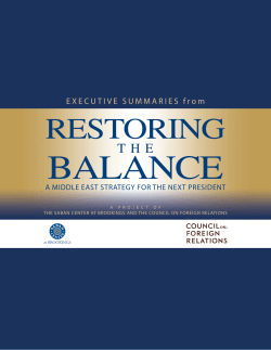 restoring - Council on Foreign Relations
