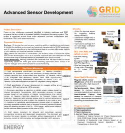 Advanced Sensor Development Poster