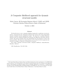 A Composite likelihood approach for dynamic structural models