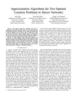 Approximation Algorithms for Two Optimal
