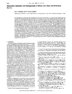 Dissociative Adsorption and Hydrogenolysis of