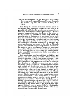 F.R.S. THE theory of a common or colonial nervous system in the