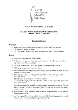 union armenienne de suisse - UAS Euro Armenian Games 2017