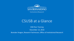 CSUSB at a Glance
