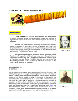 MODERNIZATION THEORY AND THE LAWS OF SOCIAL CHANGE