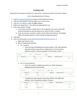 Creating a Job Card