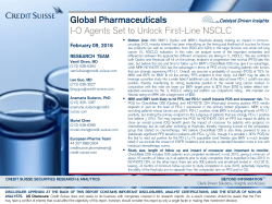 Global Pharmaceuticals I-O Agents Set to Unlock First