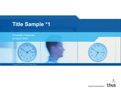 THUS PowerPoint Template