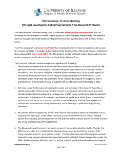 BiorepositoryMOU-v7 - The UI Biorepository