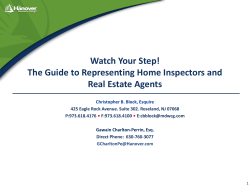 Real Estate Agent/Broker Claims