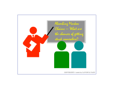 Absorbing Markov Chains &mdash; What are the chances of getting stuck