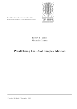 Parallelizing the Dual Simplex Method