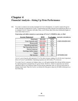 Chapter 4 Financial Analysis&mdash;Sizing Up Firm