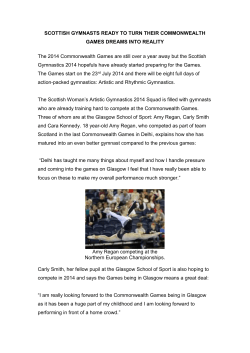commonweslth games bbc &ndash; gymnastics