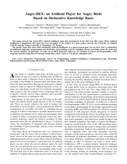 Angry-HEX: an Artificial Player for Angry Birds Based on Declarative