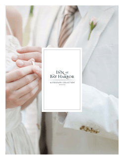 Catering Guide - Inn at Bay Harbor