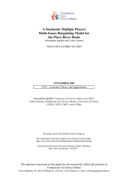 A Stochastic Multiple Players Multi-Issues