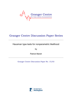 Hausman type tests for nonparametric likelihood