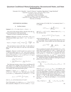 Quantum Conditional Mutual Information