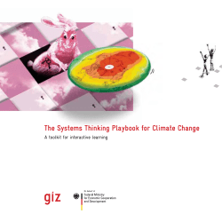 The Systems Thinking Playbook for Climate Change e Systems