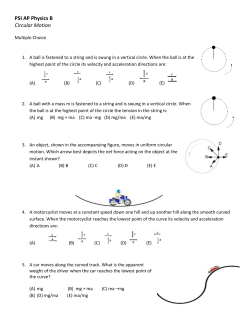PSI AP Physics B Circular Motion