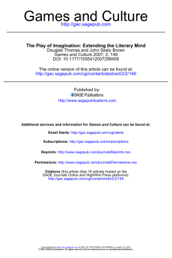 Games and Culture - John Seely Brown