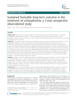 Sustained favorable long-term outcome in the treatment of