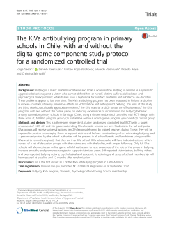 The KiVa antibullying program in primary schools in Chile, with and