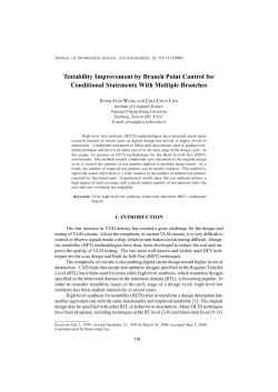 Testability Improvement by Branch Point Control for Conditional