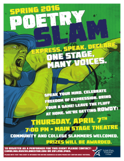 One stage, many voices. One stage, many voices.