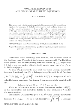 nonlinear resolvents and quasilinear elliptic equations