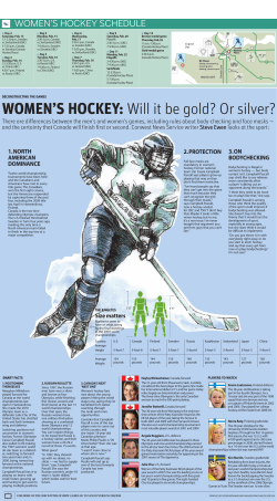 WOMEN`S HOCKEY - Vancouver Sun
