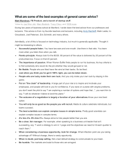 There are lots of tips and career advice on my website