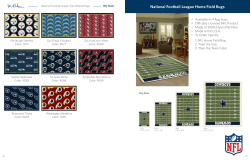 National Football League Home Field Rugs